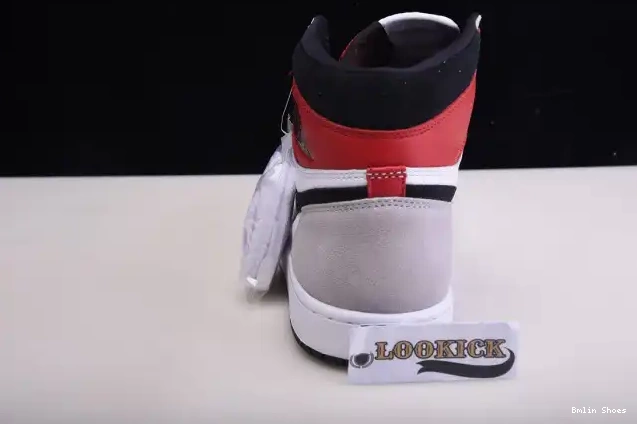 Bmlin Grey Jordan 1 OG Light Smoke High 555088-126 Air 0523